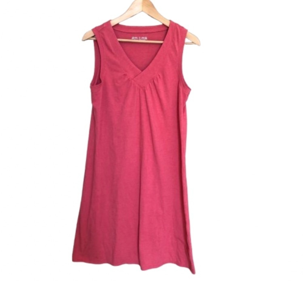 Royal Robbins Sleeveless Pink Cotton Dress Medium